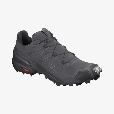 Salomon SPEEDCROSS 5 Mens Trail Running Shoes Black UK LWRH